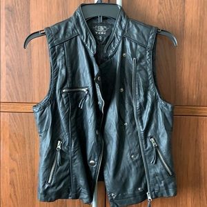 Pleather vest